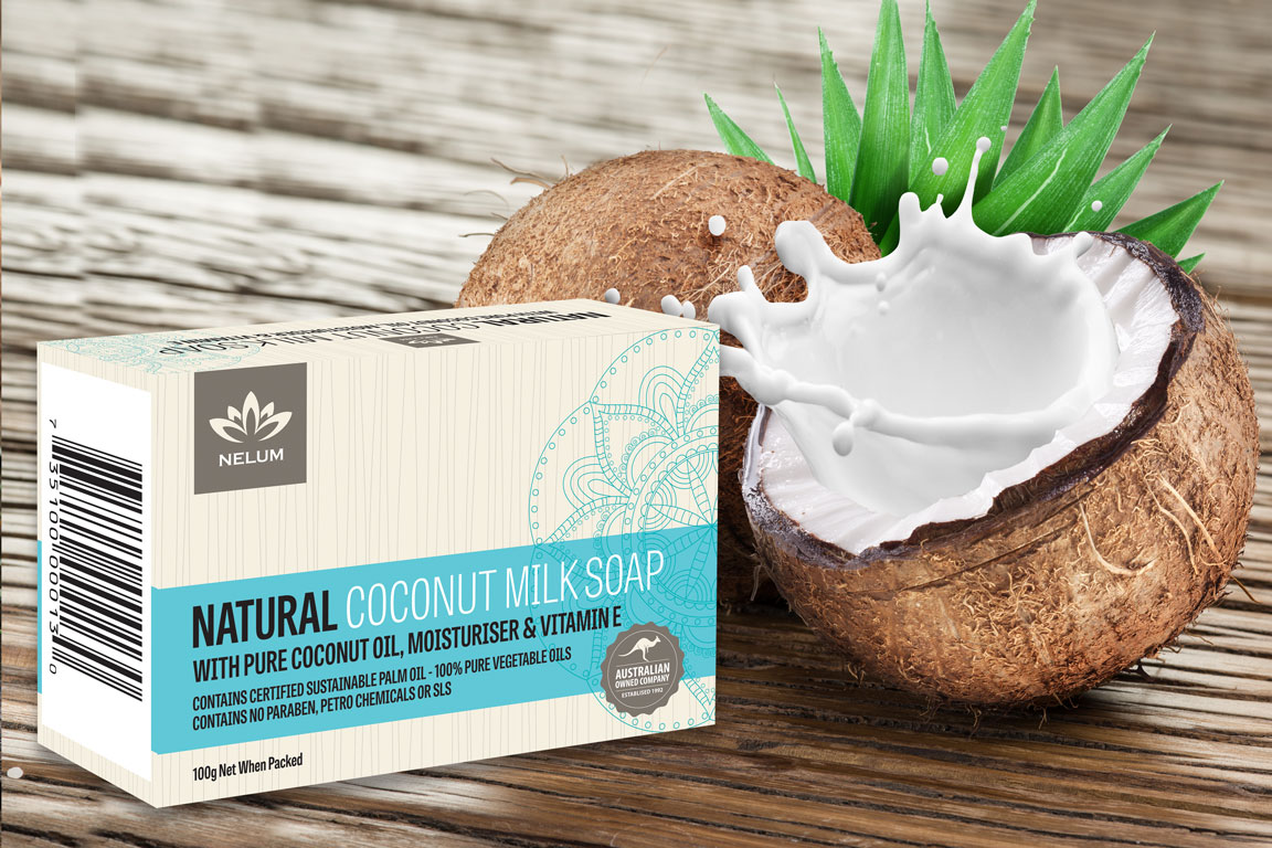 Nelum Natural Coconut Milk Soap