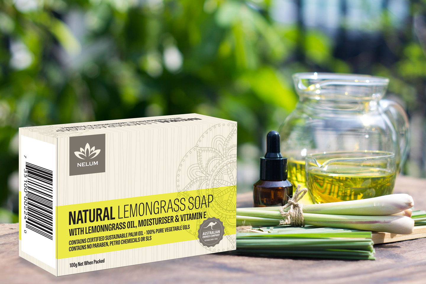 Natural Lemongrass Soap